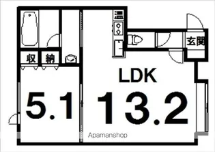 ヴィレッタ【1階】の間取り